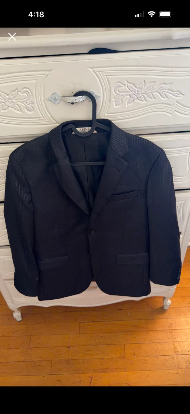 ABINE Milano Pinstripe Suit Jacket