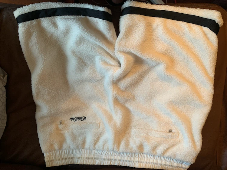 Elite Drip White Fluffy Shorts 1 left hooded top available - photo 3