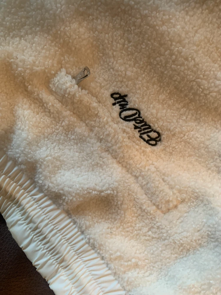 Elite Drip White Fluffy Shorts 1 left hooded top available - photo 4