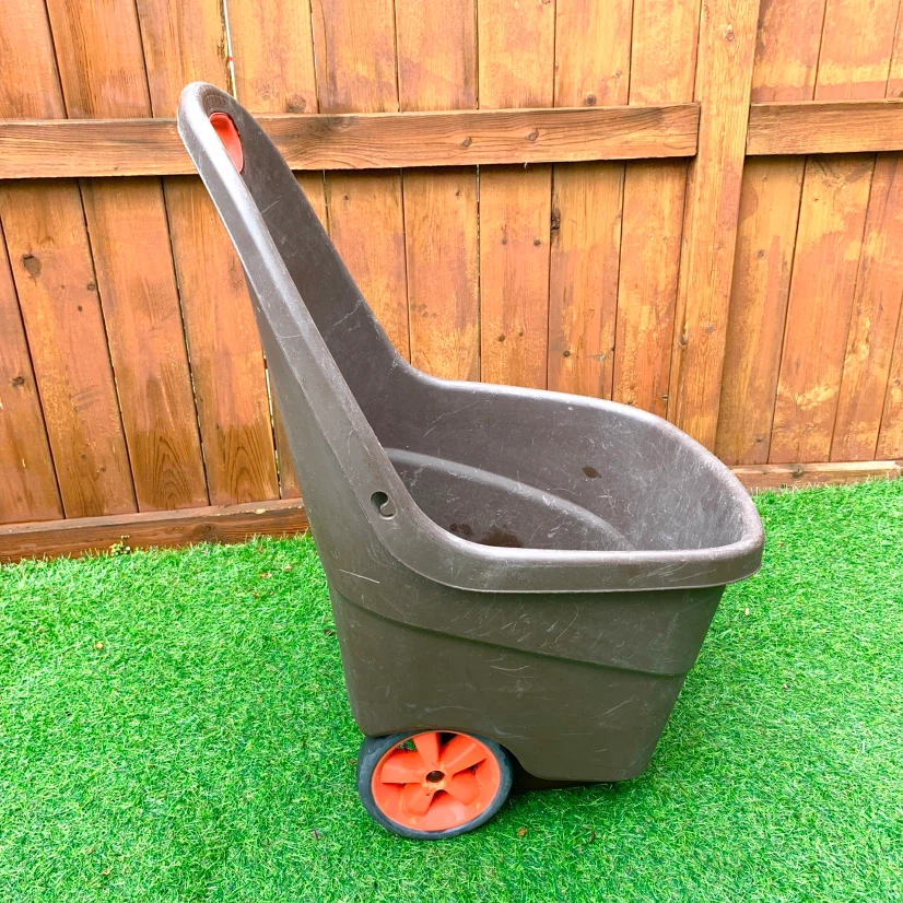 Garden Cart Wheelbarrow Yard Cart Rolling Lawn Outdoor Tool - photo 3