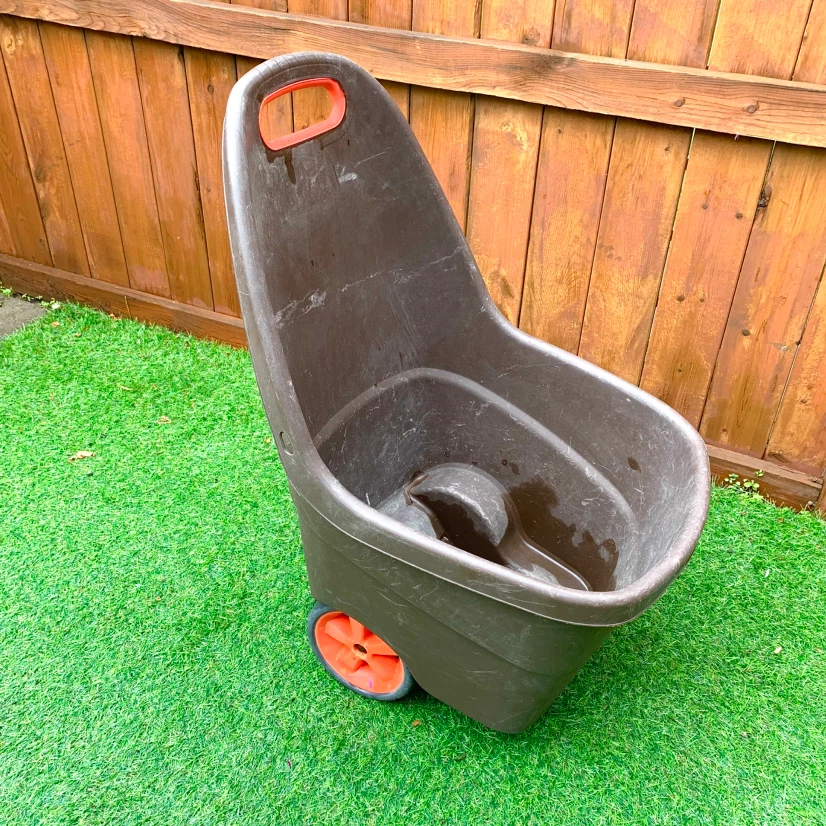 Garden Cart Wheelbarrow Yard Cart Rolling Lawn Outdoor Tool