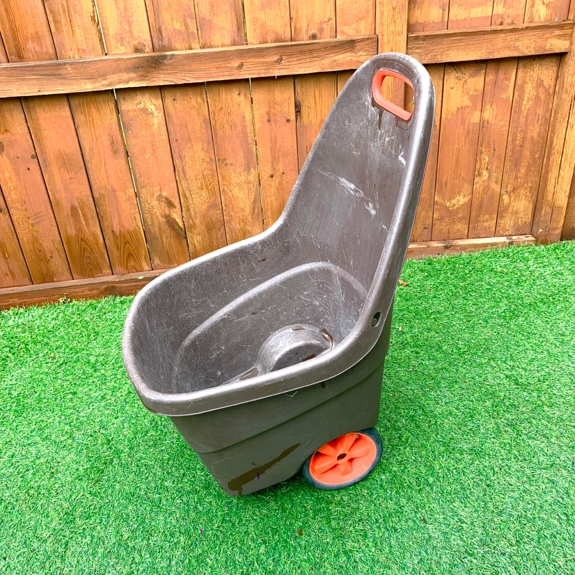 Garden Cart Wheelbarrow Yard Cart Rolling Lawn Outdoor Tool - photo 2