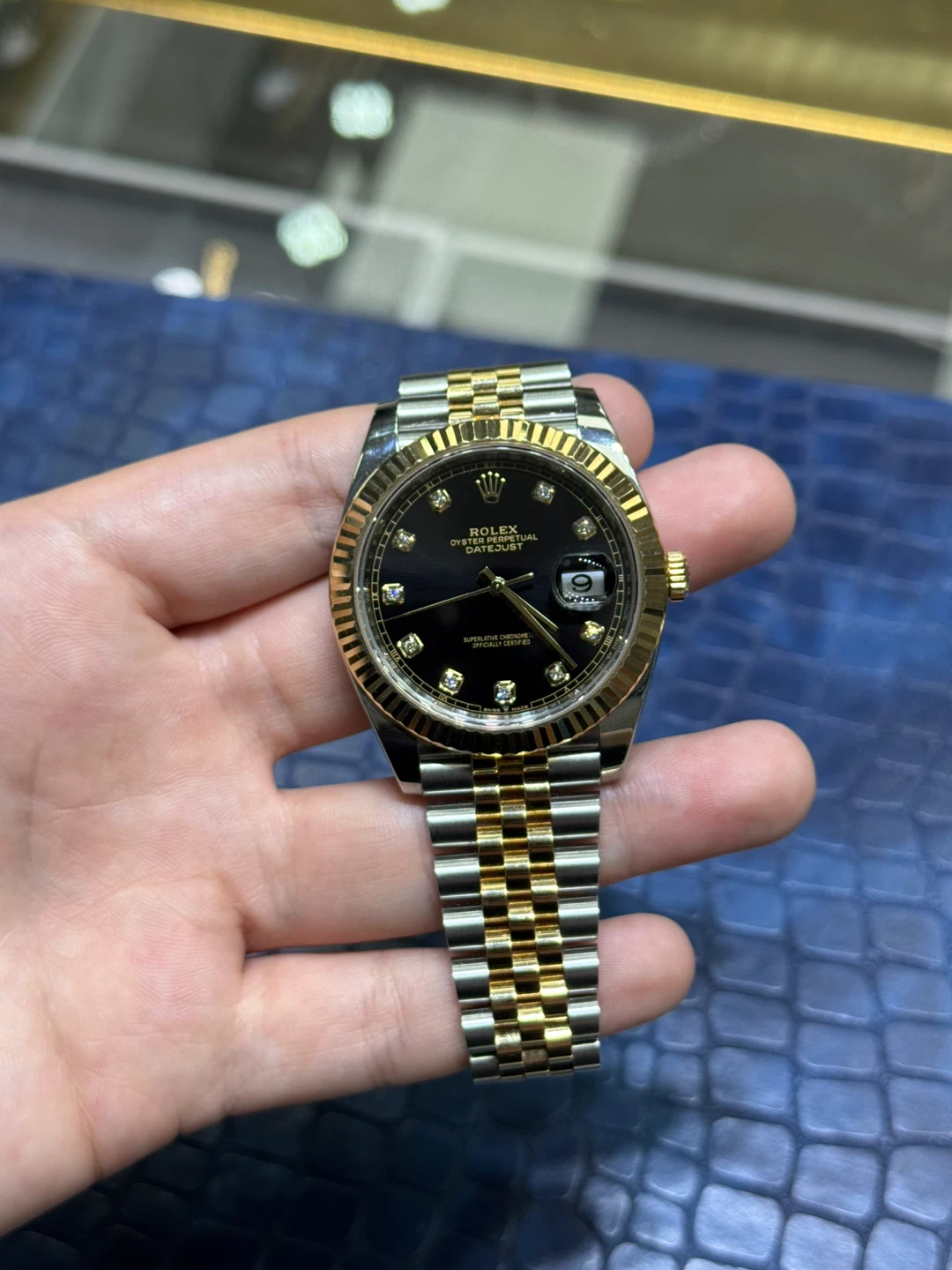 Rolex Oyster Perpetual Datejust Diamond Watch
