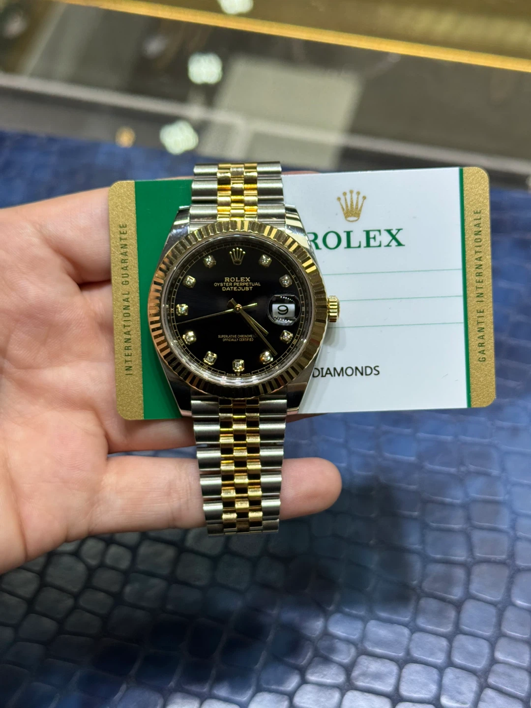 Rolex Oyster Perpetual Datejust Diamond Watch - photo 2