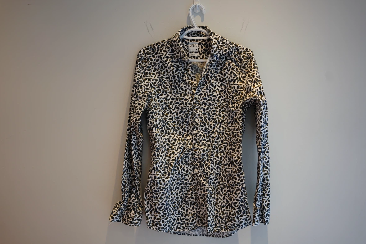 Zara Slim Fit Button-Up Shirt