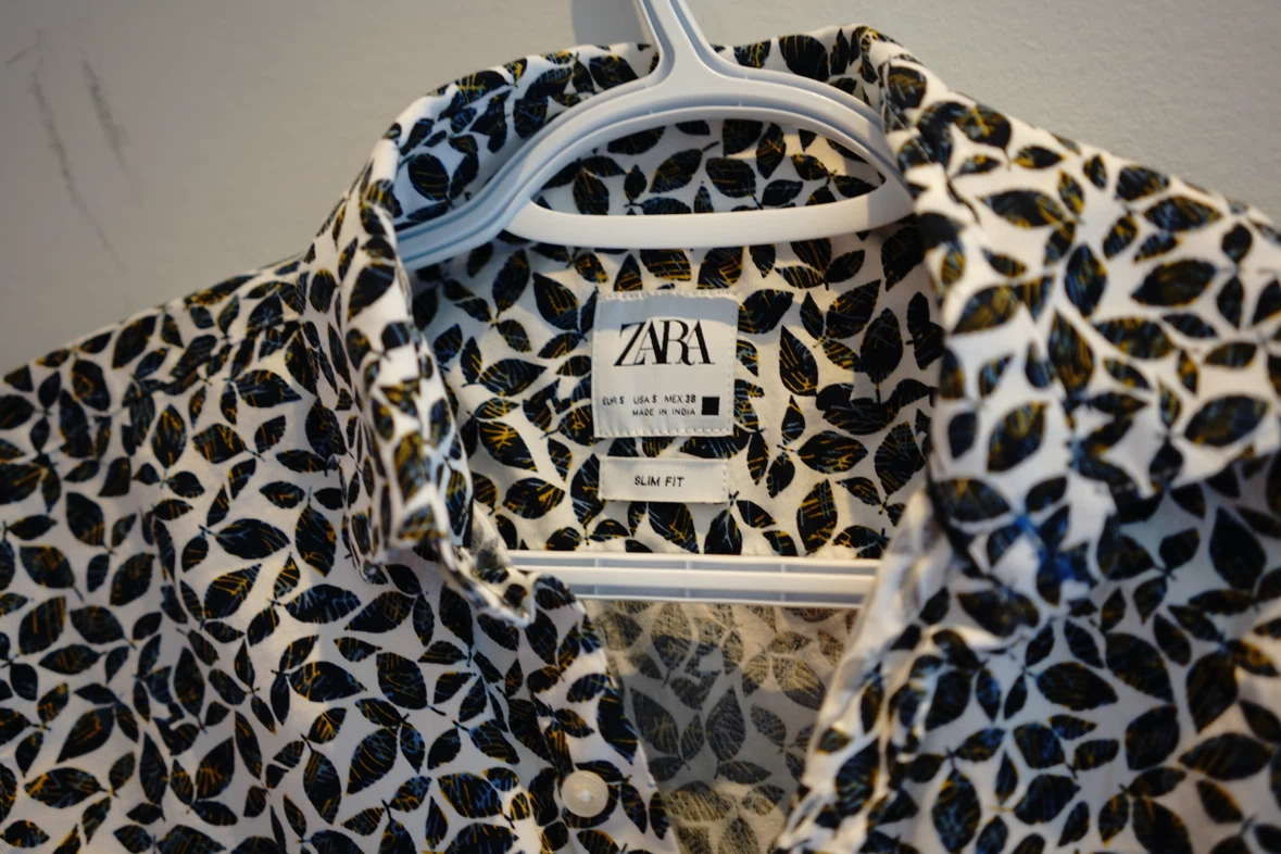 Zara Slim Fit Button-Up Shirt - photo 3