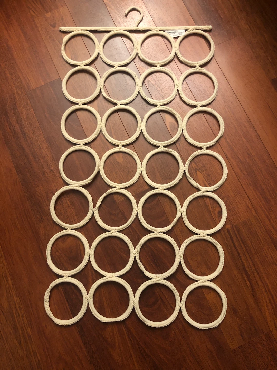 Cream Scarf/Accessory Hanger