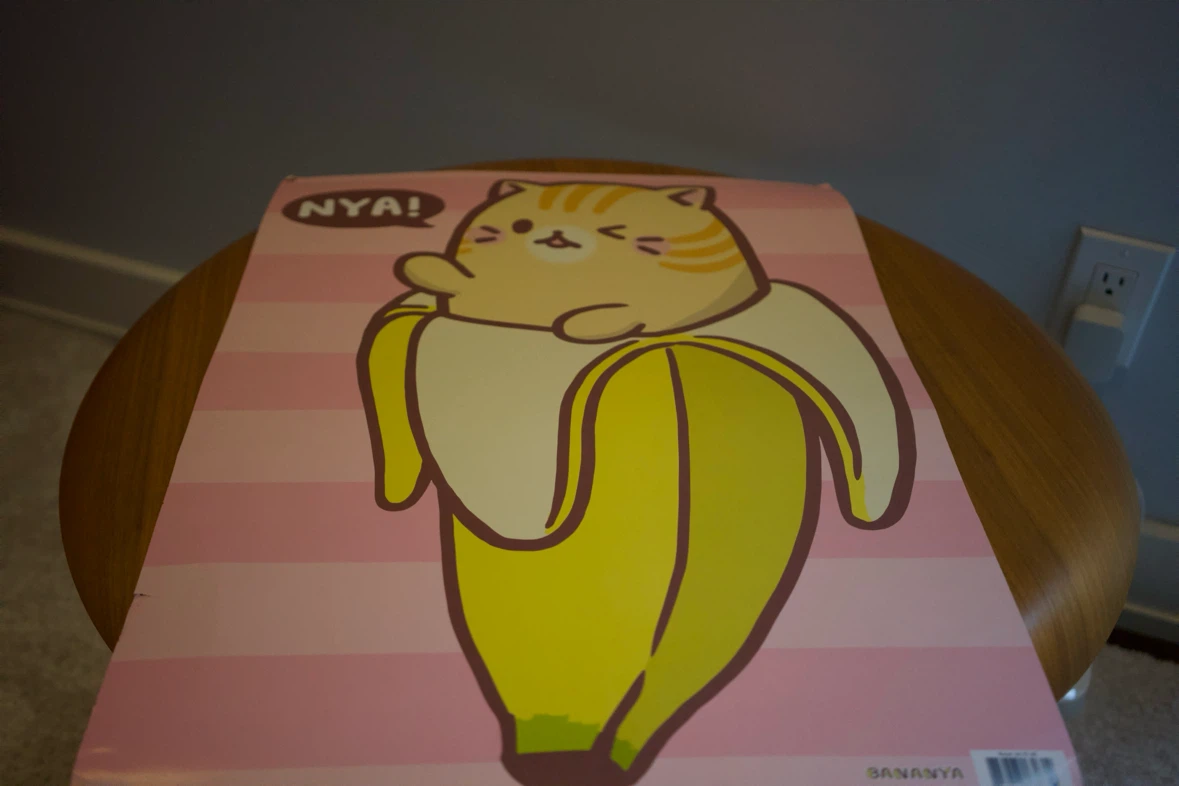 Bananya Cat Nya! Banana Art Print