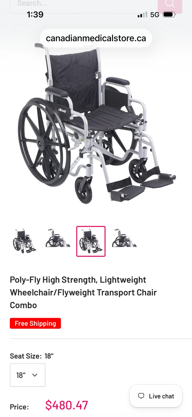 Drive Poly-Fly Lightweight Wheelchair. - photo 4