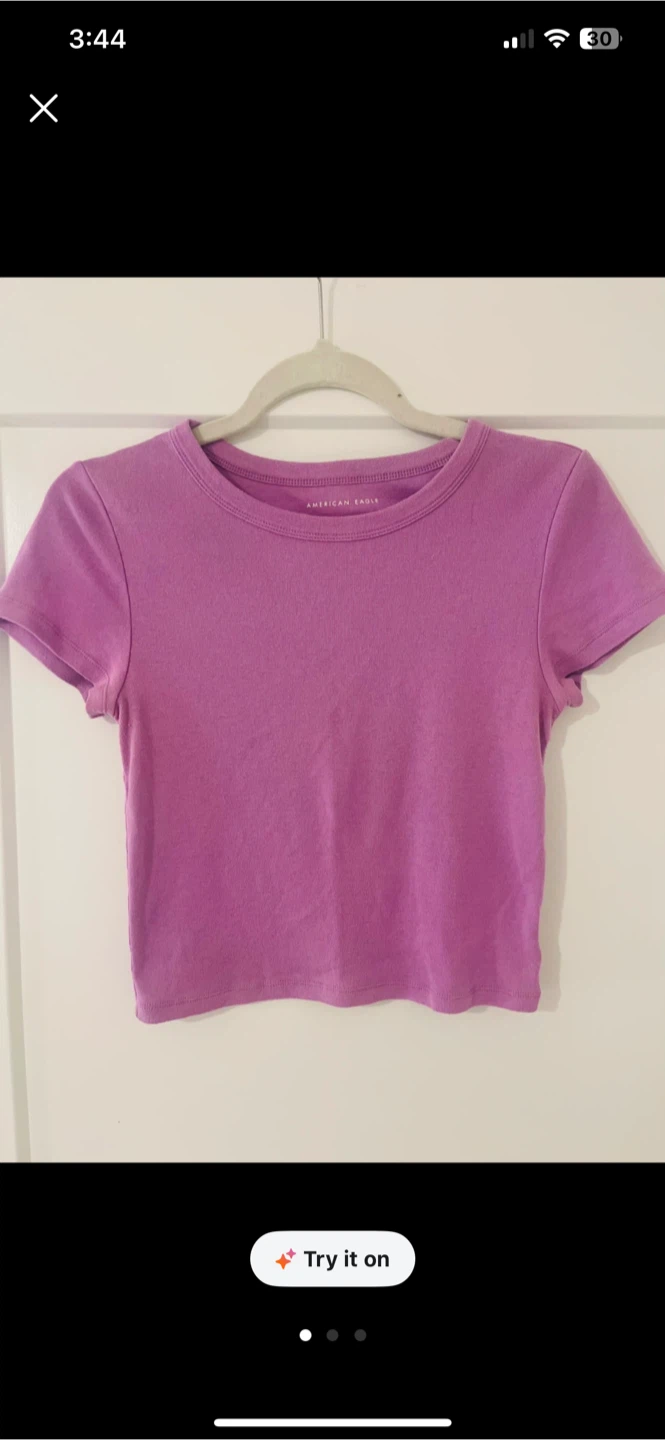 American Eagle Cropped Tee