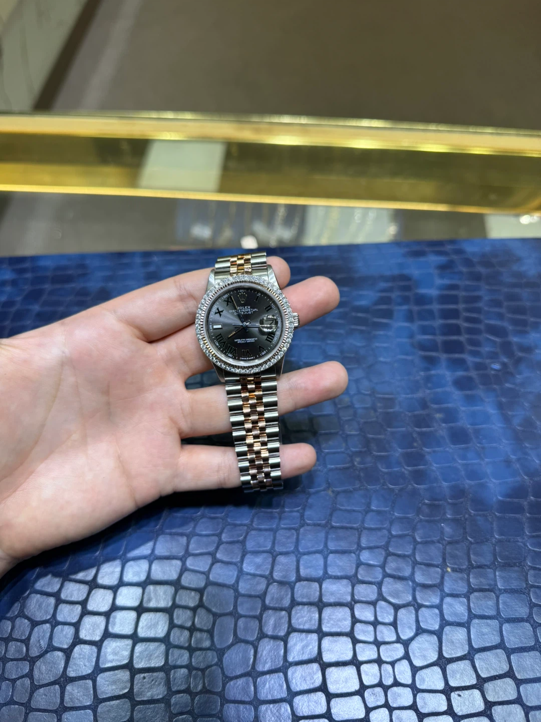 36MM Rolex Oyster Perpetual Datejust Diamond Bezel Watch - photo 2