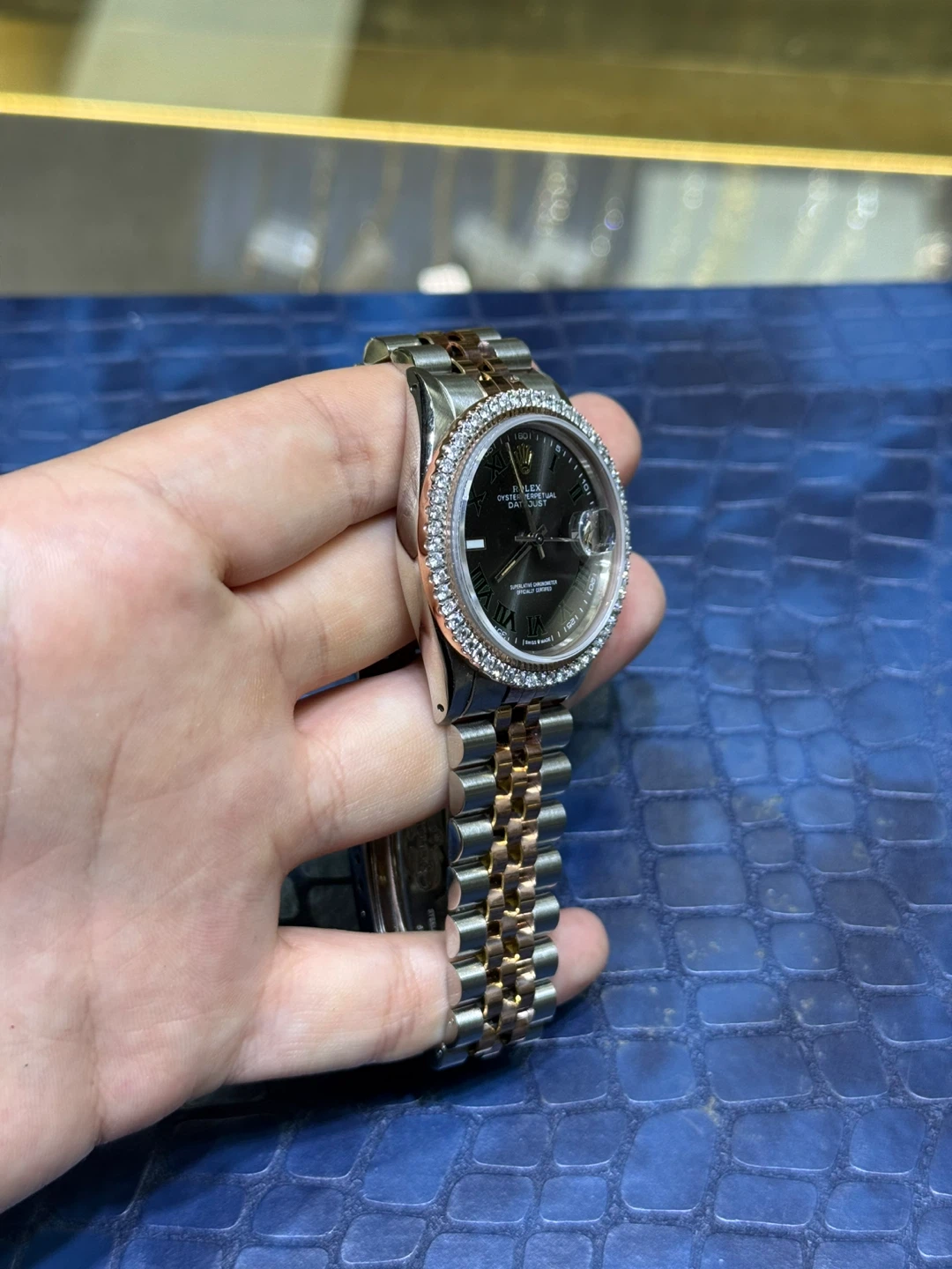 36MM Rolex Oyster Perpetual Datejust Diamond Bezel Watch - photo 3