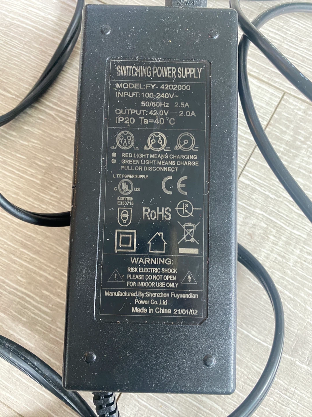 36V Electric Scooter Charger – 42V 2A - photo 2