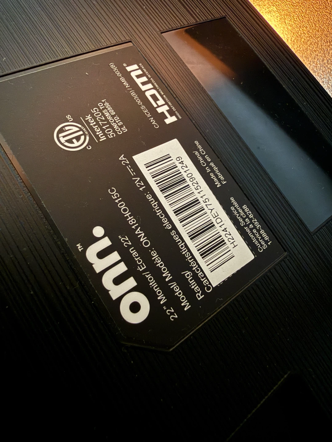 Onn. 22" Monitor - photo 3