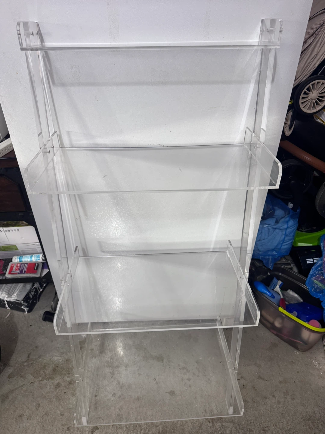 Clear Acrylic Display Shelf Unit