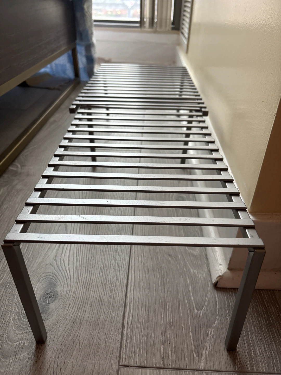 Metal shelf adjustable chrome finish - photo 3