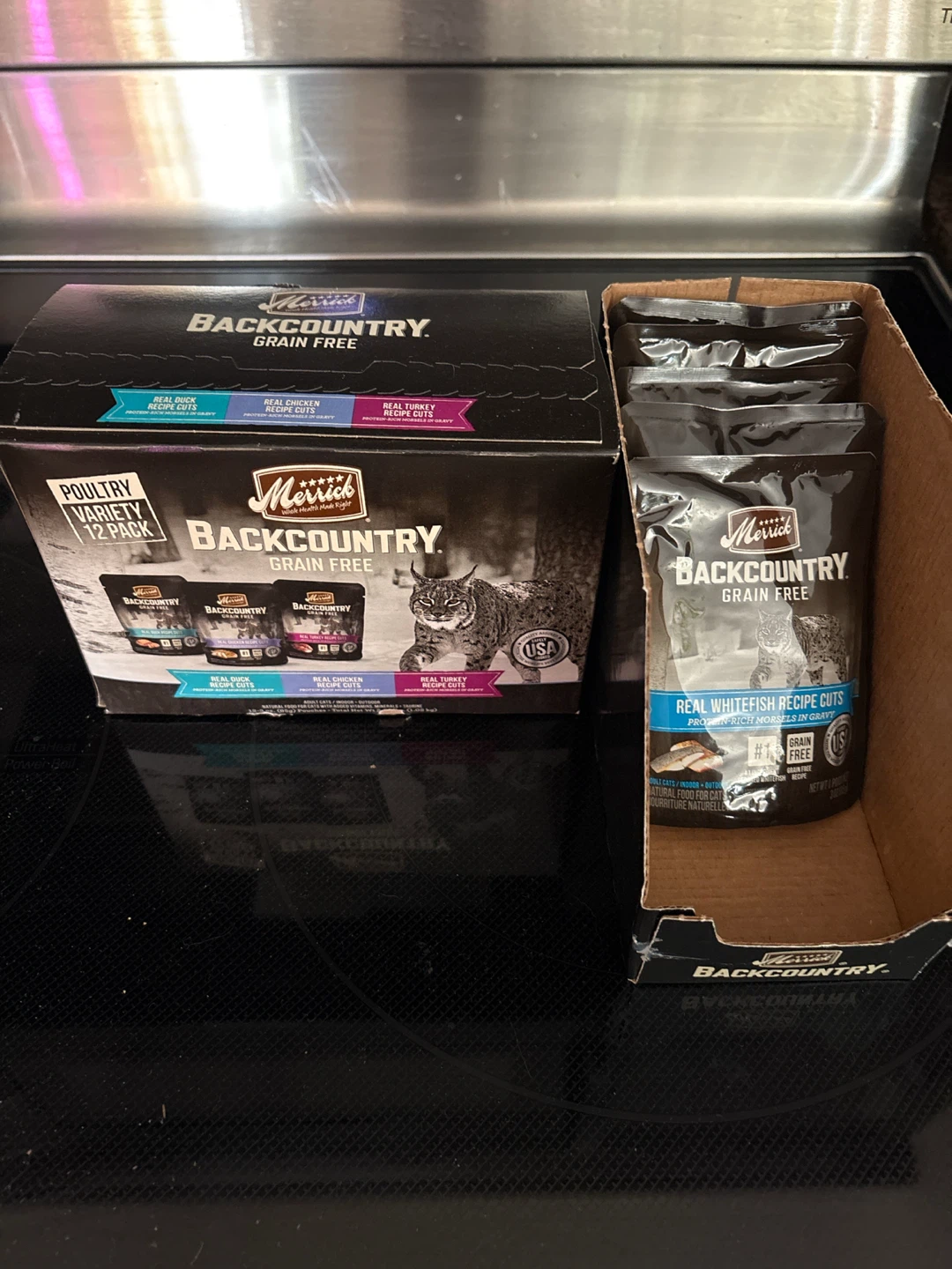 Merrick Backcountry Grain Free Cat Food Pouches
