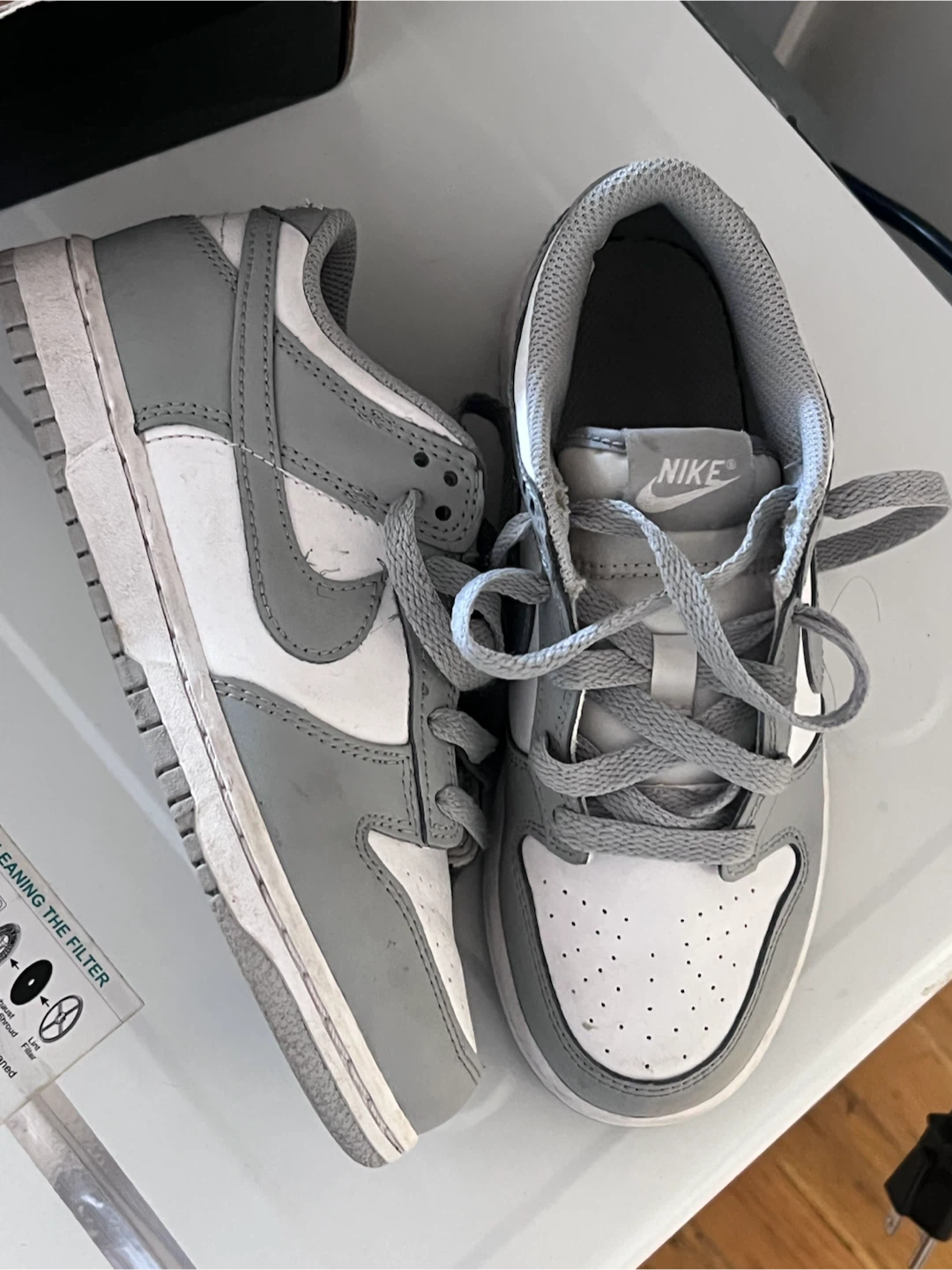Nike Dunk Low Grey White Shoes