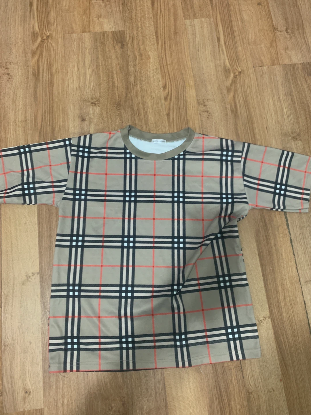 Tartan Print T-Shirt and Shorts Set - photo 2