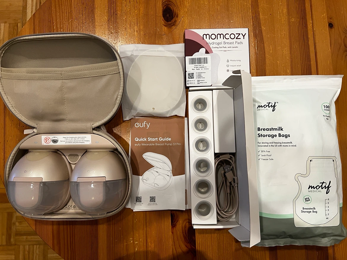 Eufy S1 Pro Wearable Breast Pump Bundle – Like New