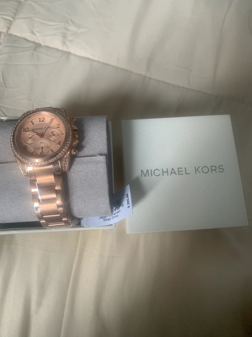 Michael Kors Rose Gold Chronograph Watch