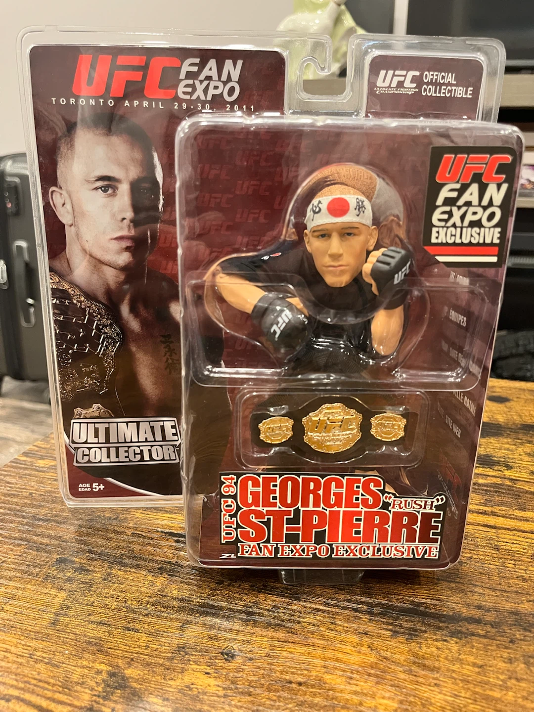 UFC Georges St-Pierre "Rush" Fan Expo Exclusive Collector Figure