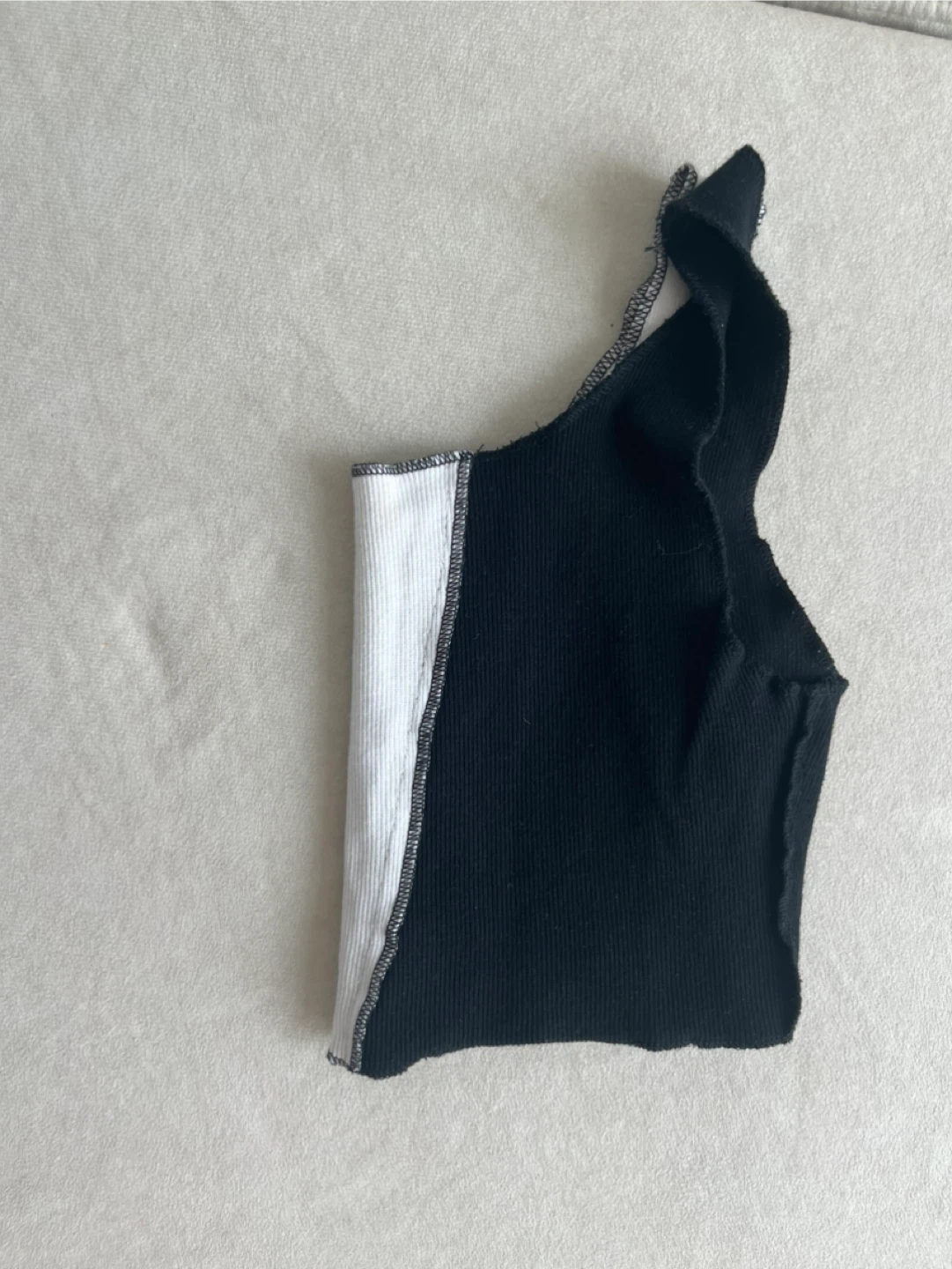 Two-tone crop top - photo 3