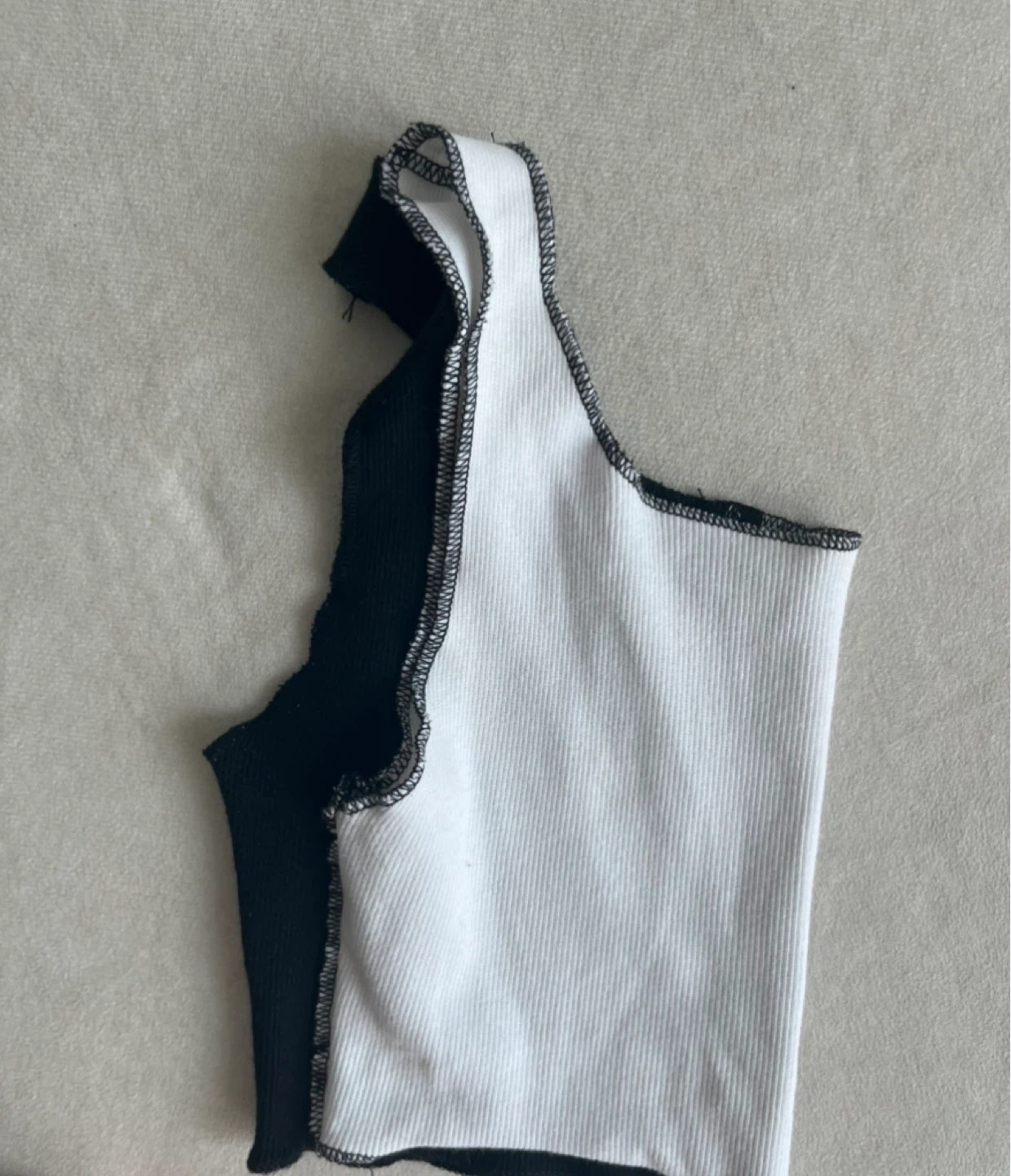 Two-tone crop top - photo 4