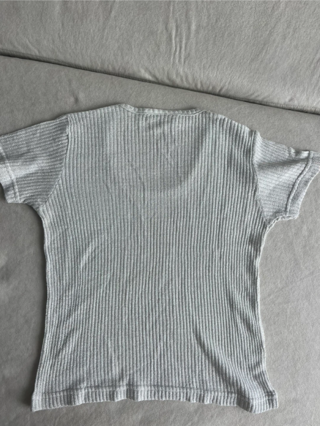 Silver Sparkle Cropped T-Shirt - photo 3