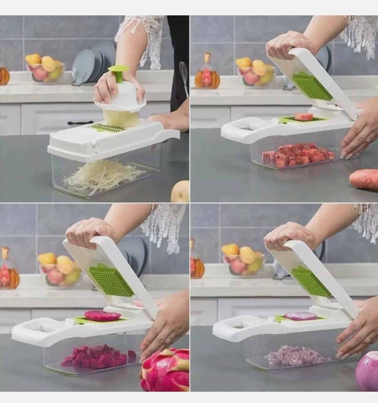 12 in 1 Vegetable Chopper with Container - photo 3