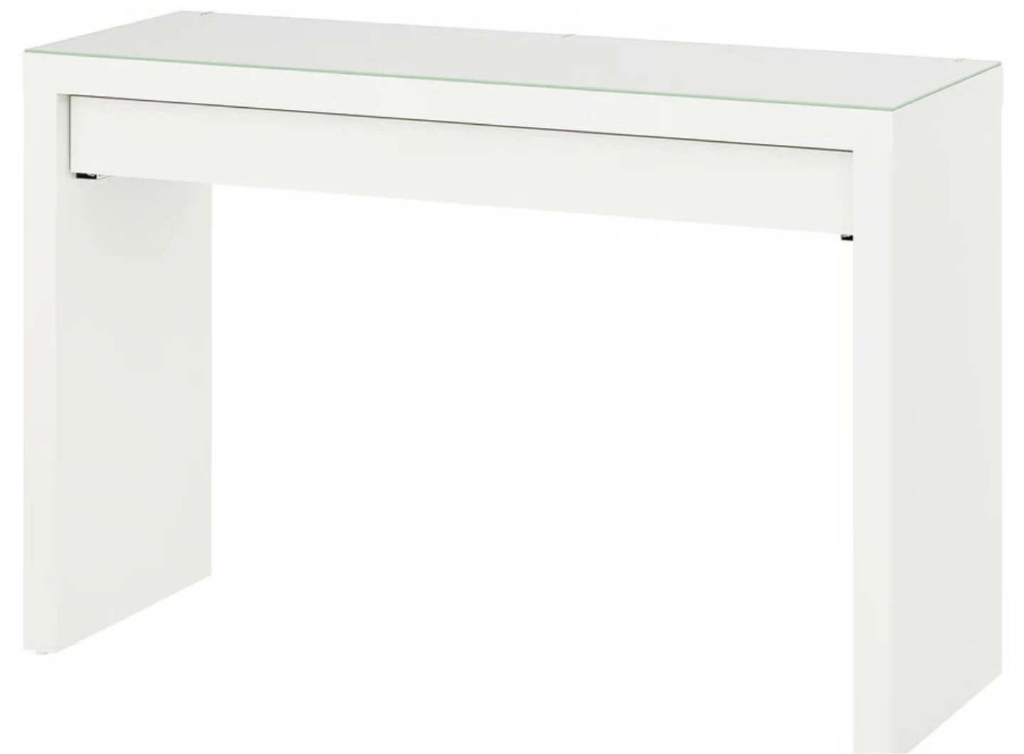 Malm desk for vanity or desktop