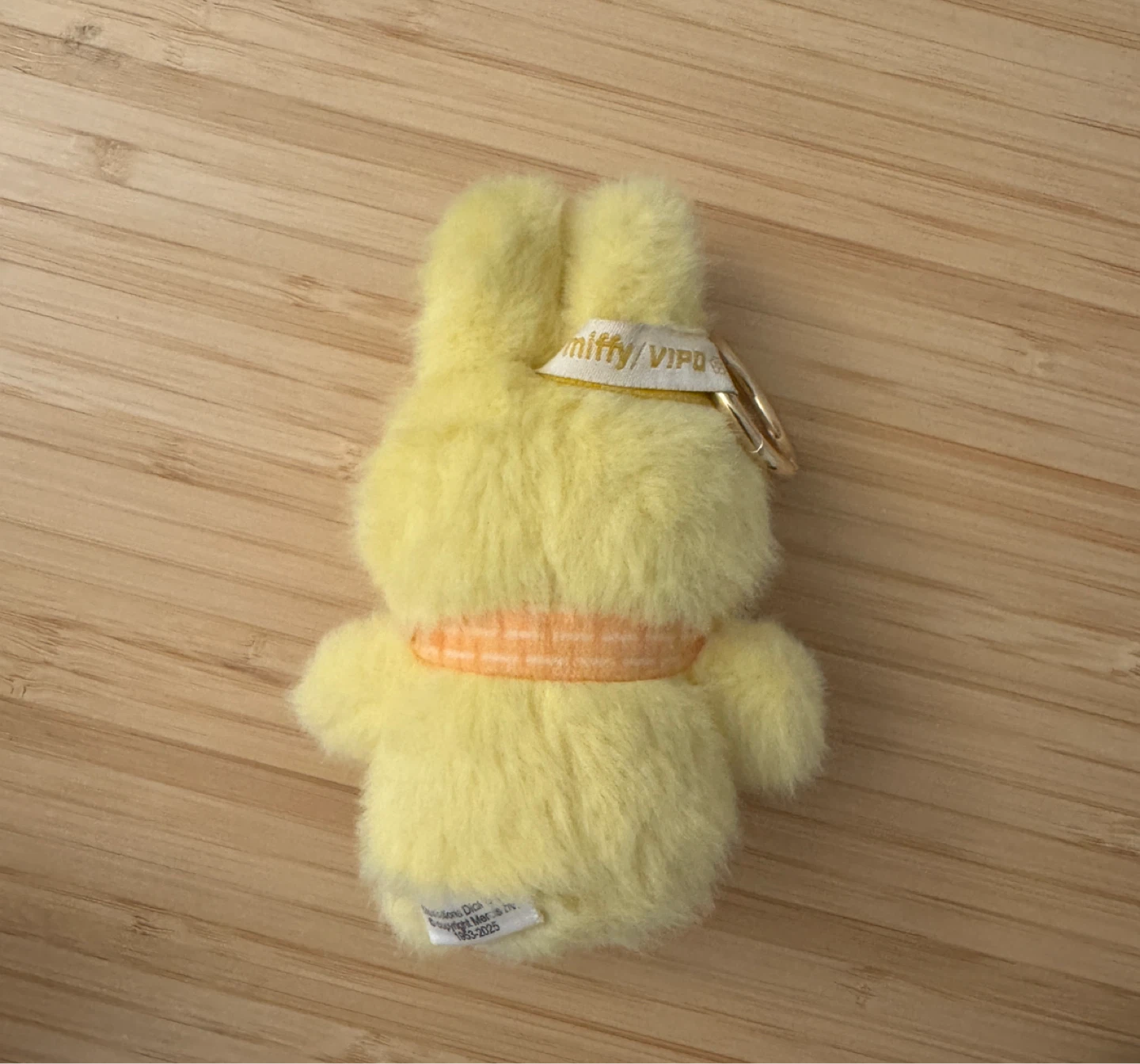 Miffy x Vipo Yellow Plush Keychain - photo 2