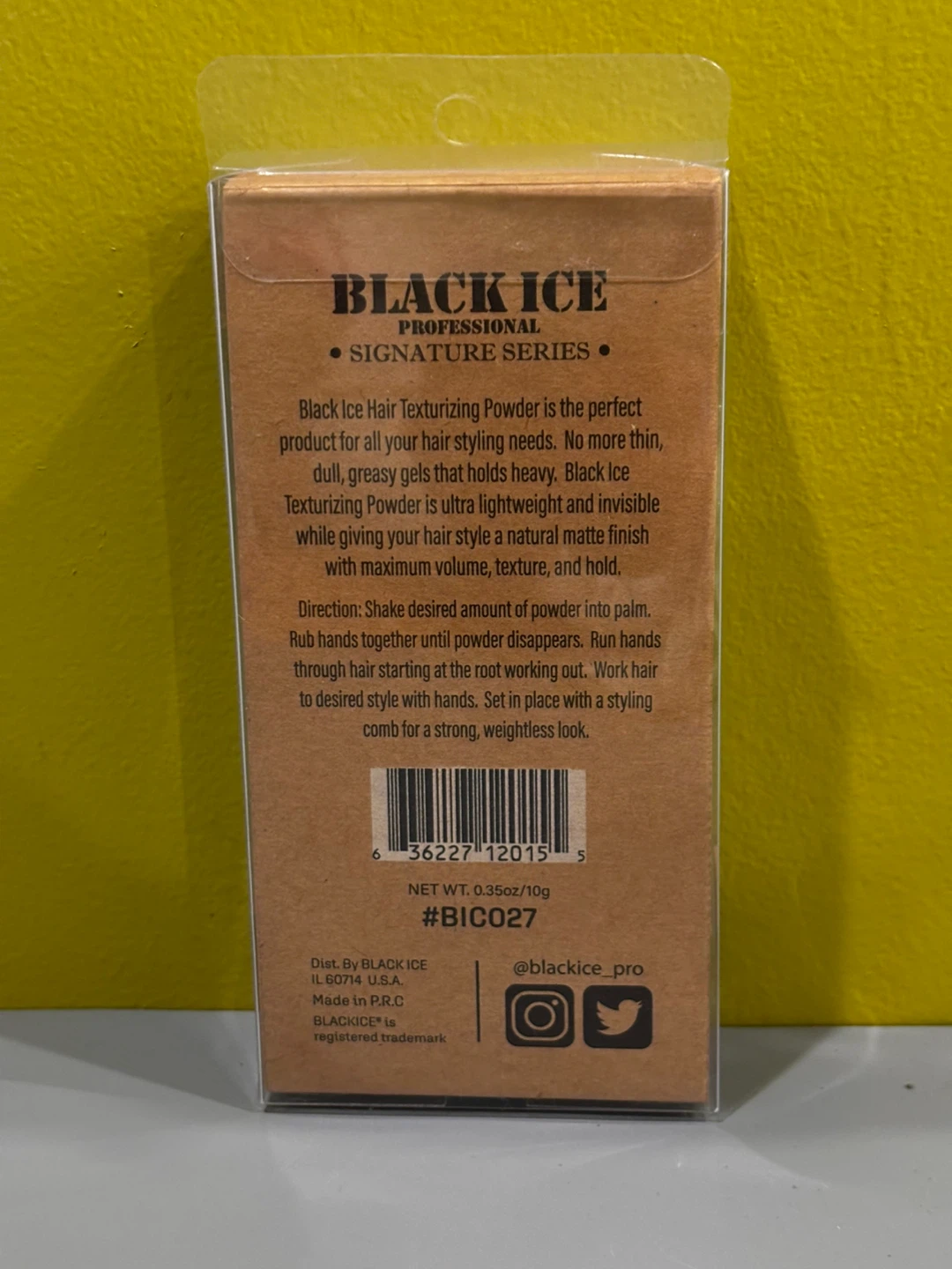 Black Ice Professional Hair Texturizing Powder 0.35oz - photo 3