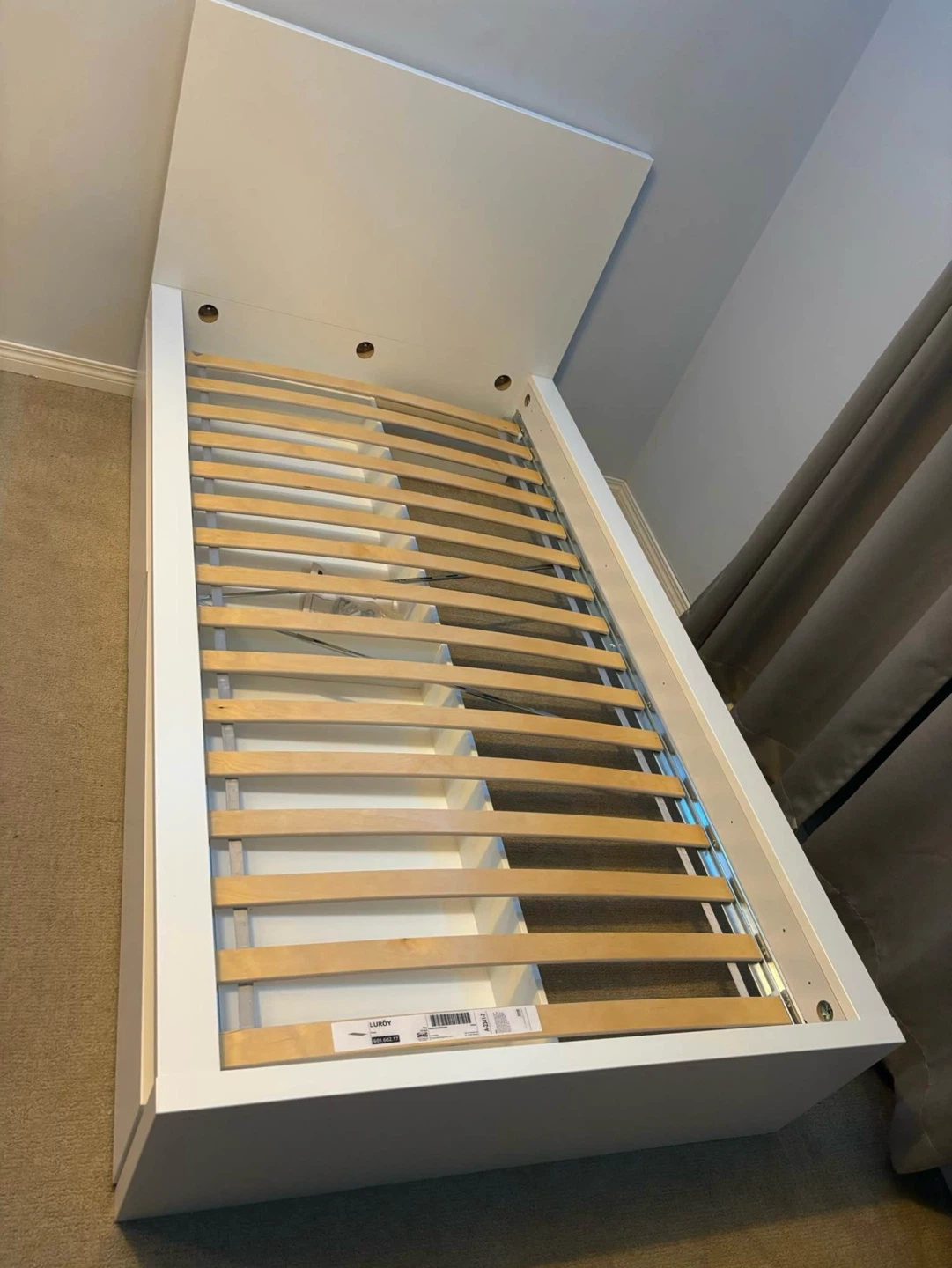 IKEA MALM twin bed frame with underbed drawers - photo 3