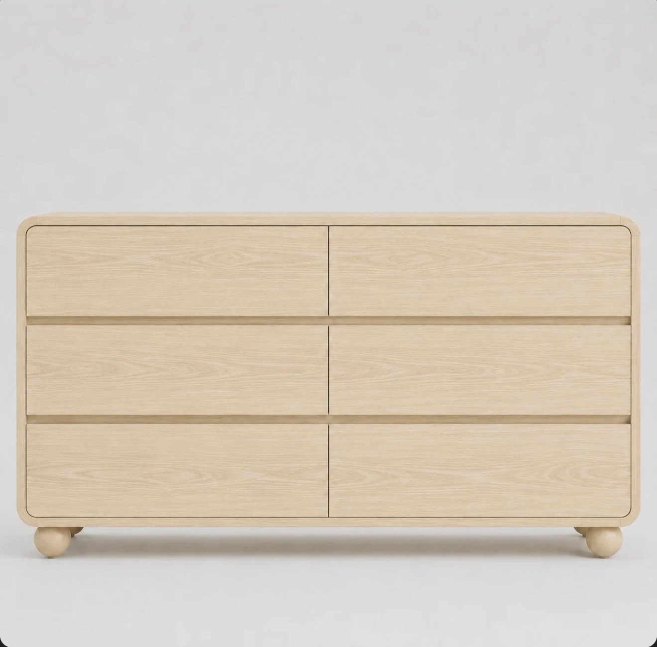 Brand New Light Wood 6-Drawer Dresser - photo 2