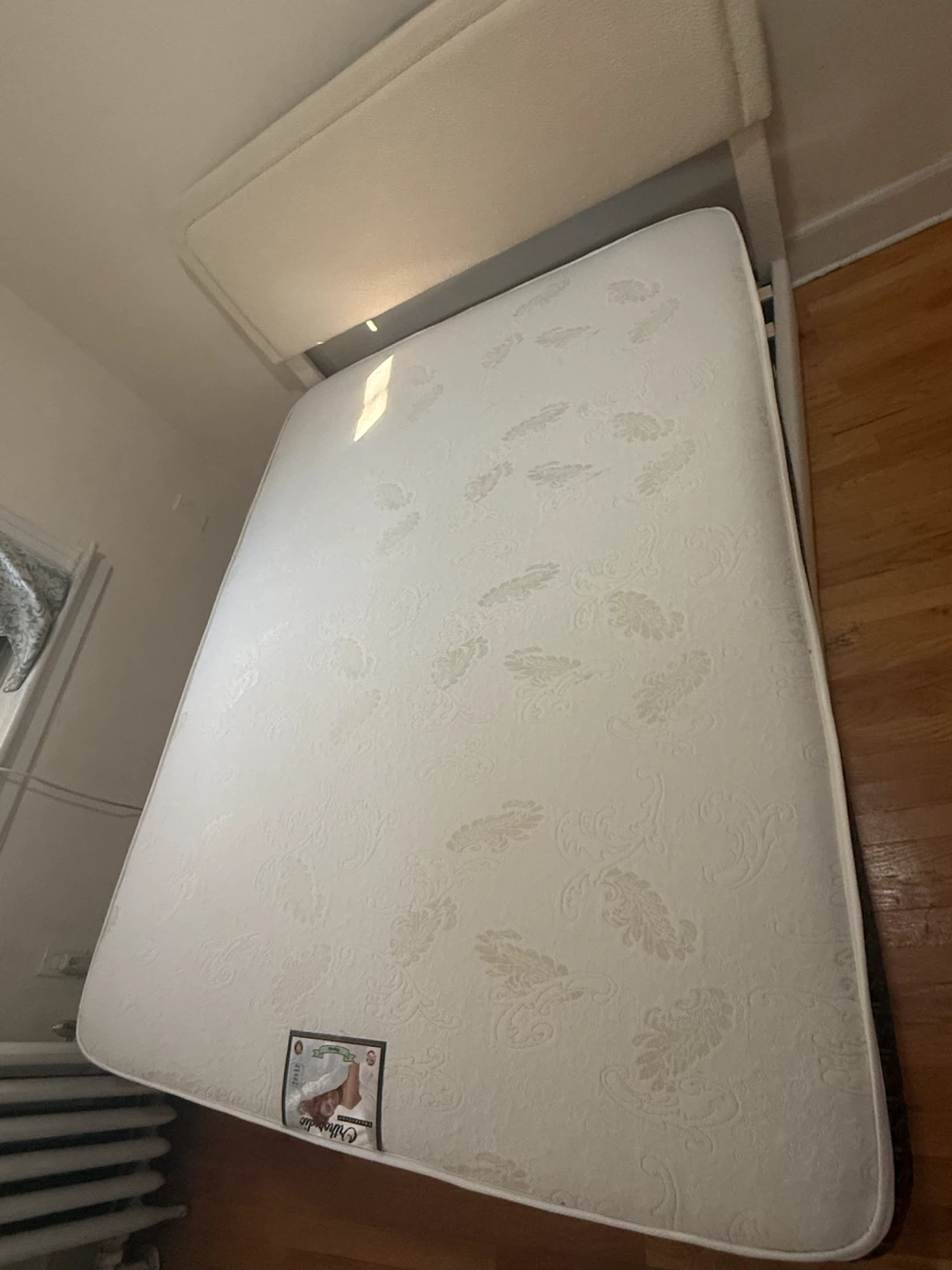 White Queen Mattress with Headboard - photo 2
