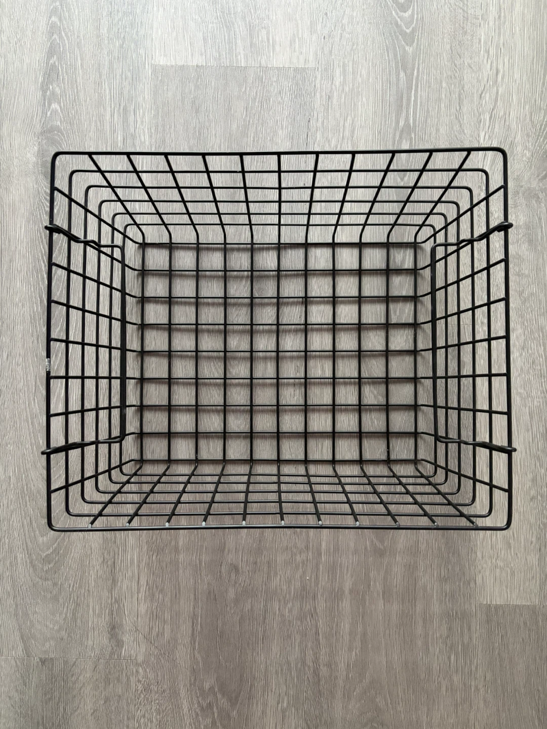 Black Wire Storage Basket