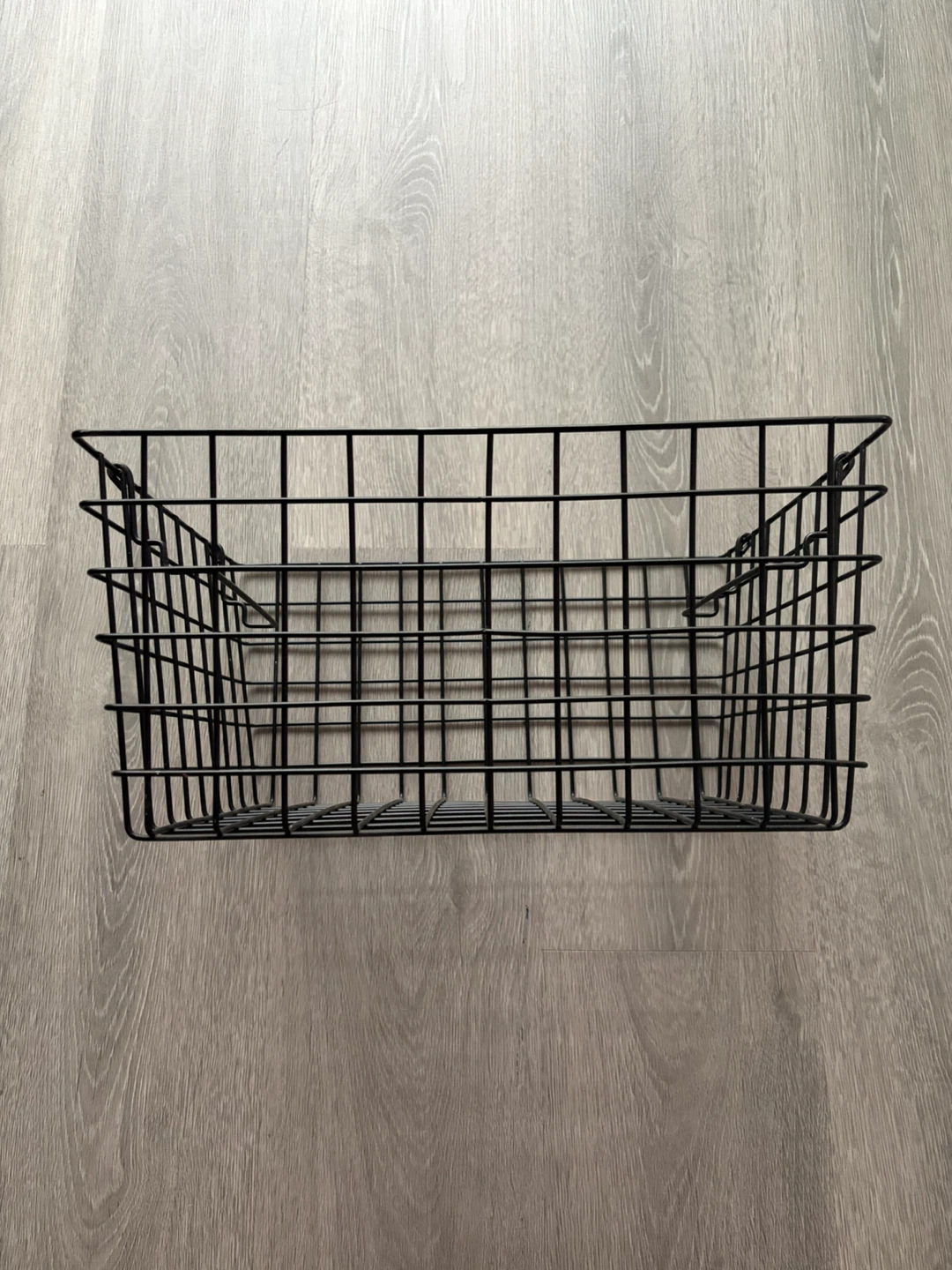 Black Wire Storage Basket - photo 2