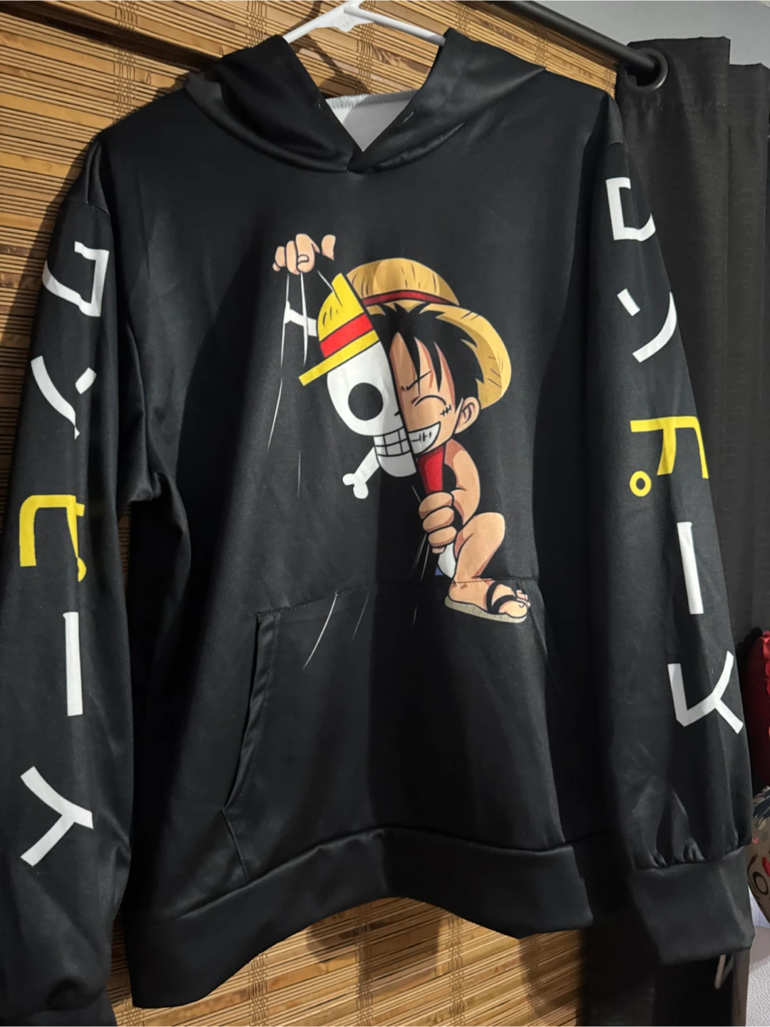 Black One Piece Luffy Hoodie