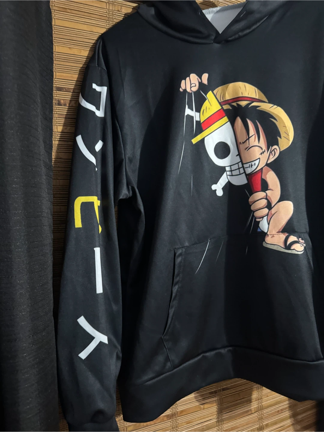 Black One Piece Luffy Hoodie - photo 2