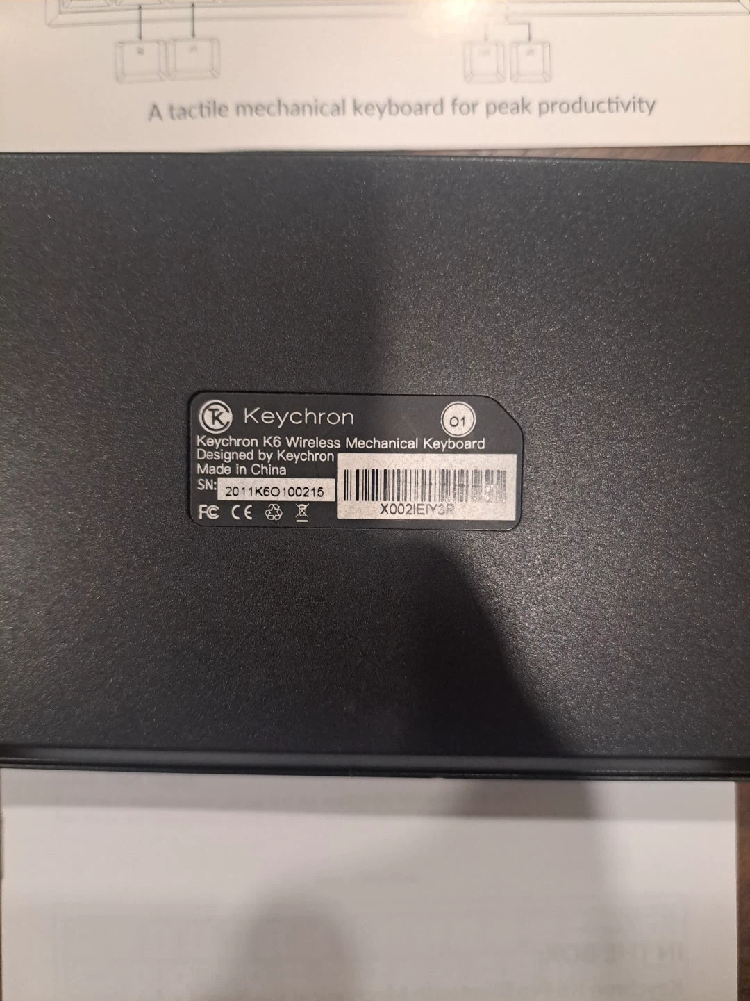 New Keychron K6 Wireless Mechanical Keyboard
