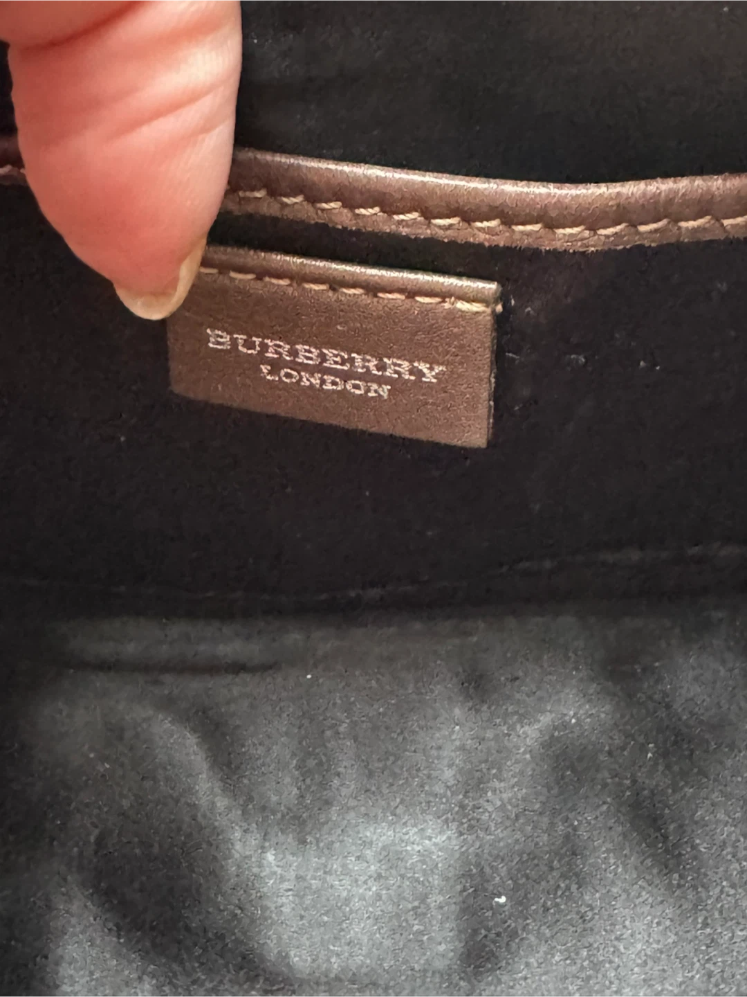 Burberry London Brown Plaid Shoulder Bag - photo 4