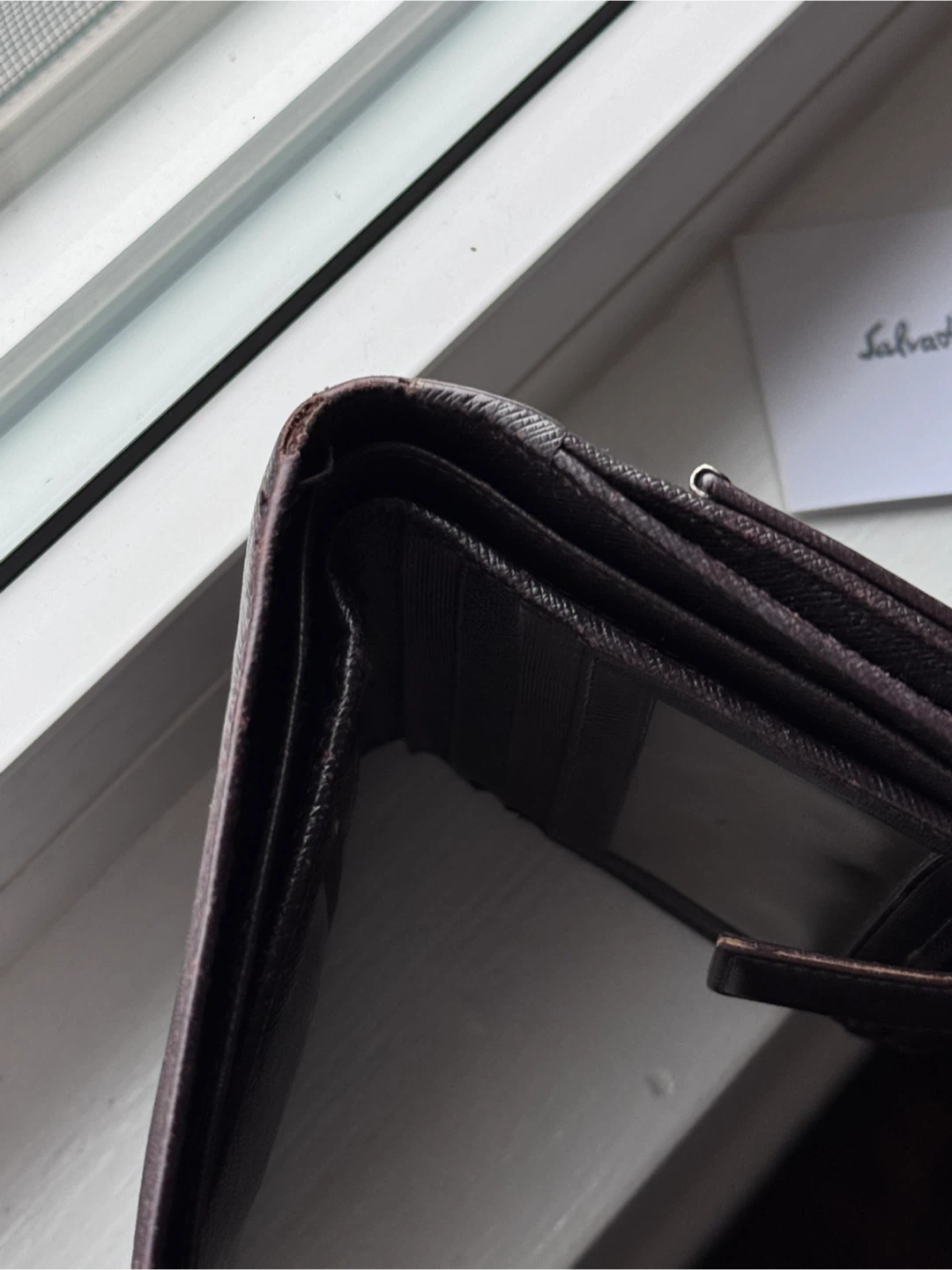 Salvatore Ferragamo Brown Leather Wallet - photo 3