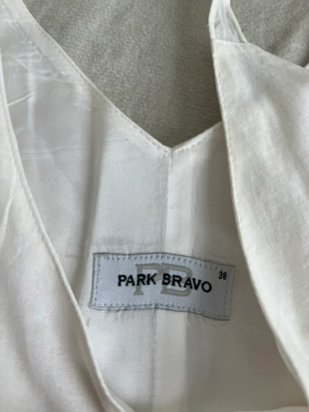 PARK BRAVO White Dress Size 38 - photo 3