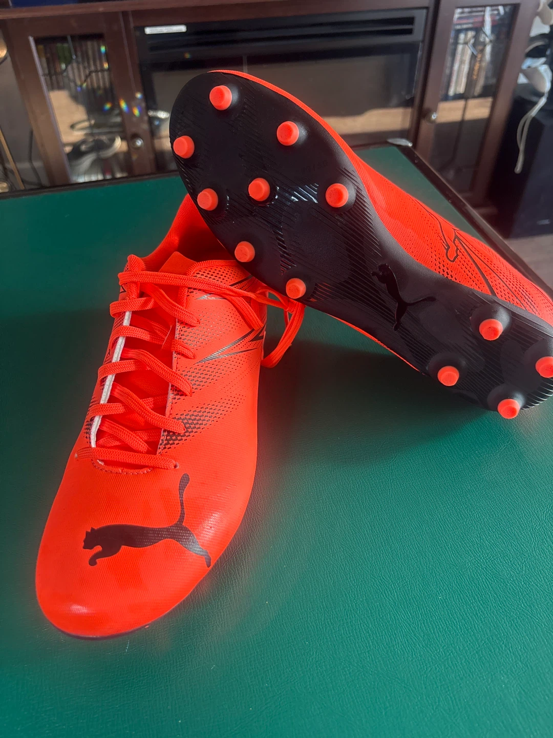 Orange Puma Attacanto FG/AG Soccer Cleat- Size 12 - photo 2