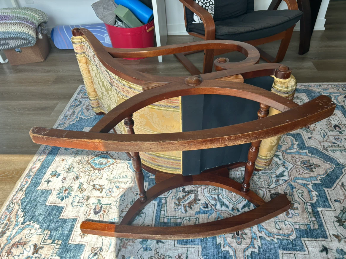 Vintage Wooden Rocking Chair