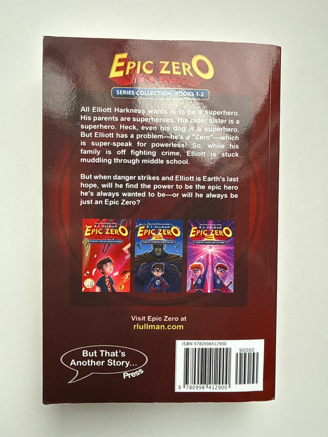 ‘Epic Zero’ Series Collection: Books 1-3 by R.L. Ullman - photo 2