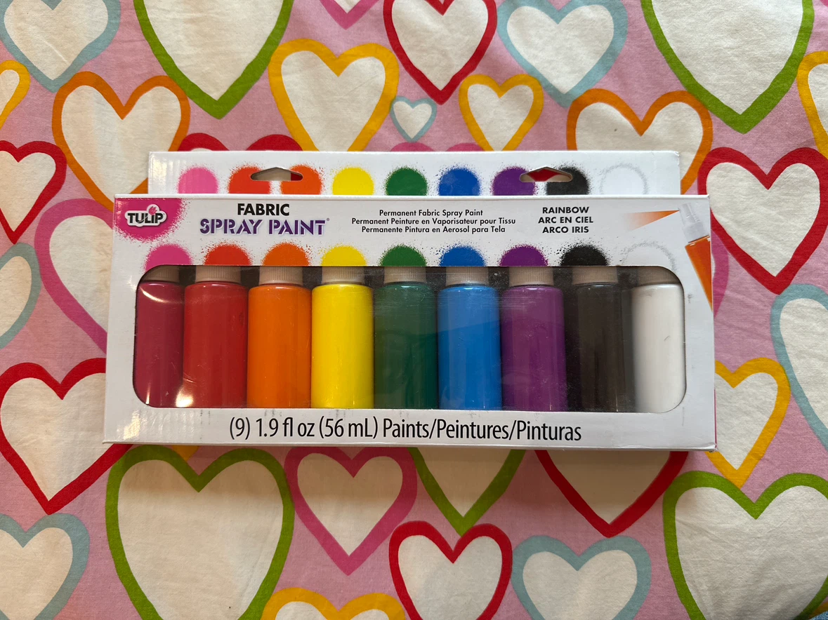Permanent Fabric Spray Paint Set