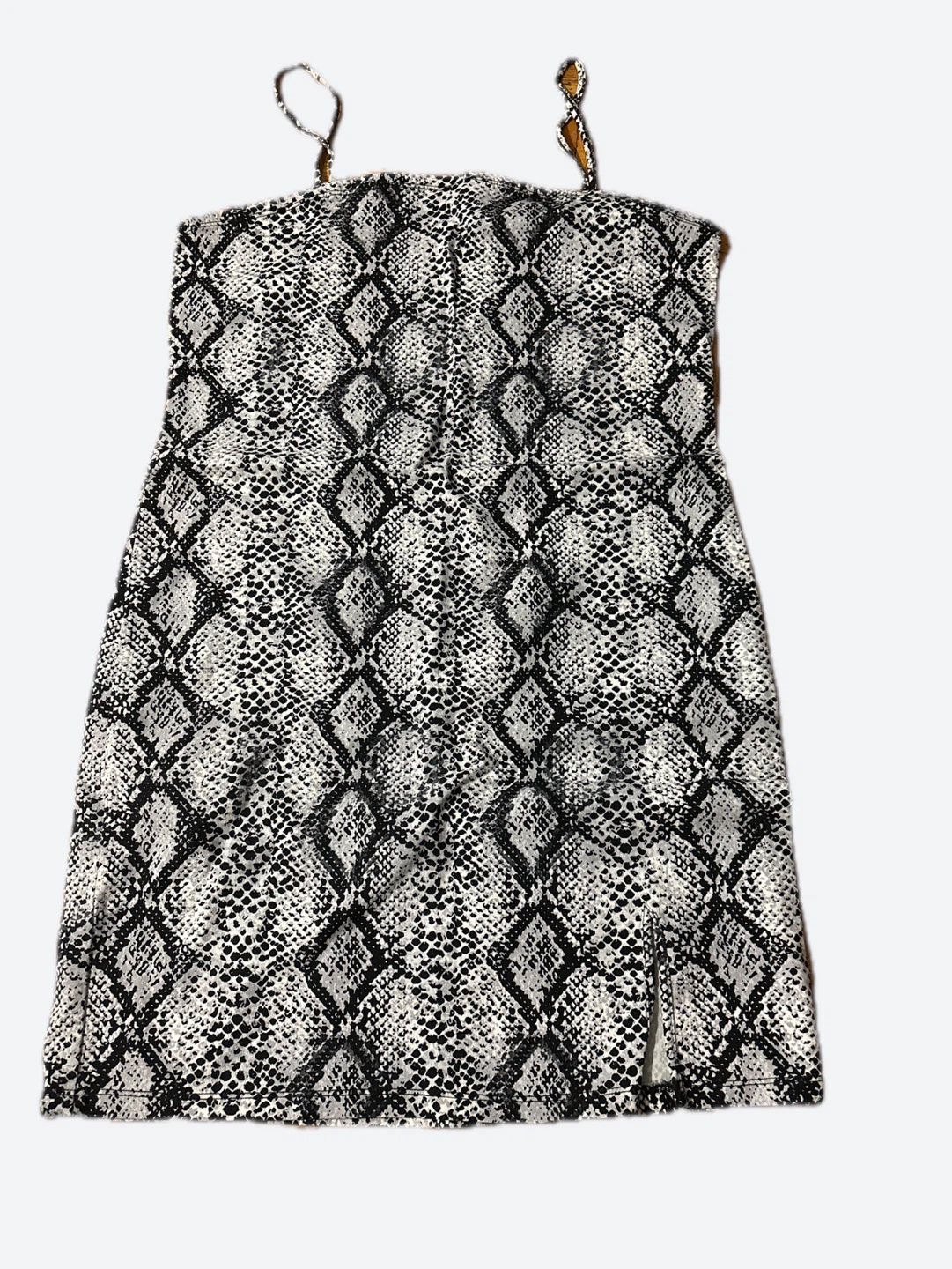 Snake Print Slip Dress