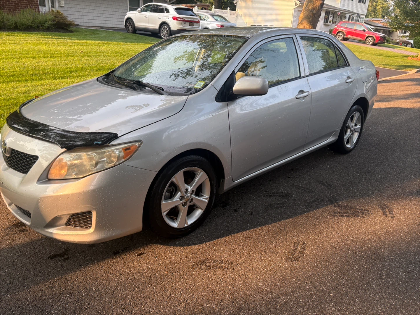 Silver Toyota Corolla Sedan